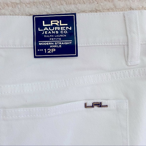NWT Ralph Lauren Slimming Modern Straight petite jeans - Picture 14 of 15